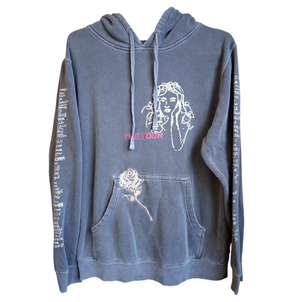 Shawn Mendes The Tour 2019 Gray Hoodie M/L Women's  Concert Tour Merch EUC